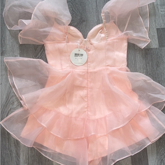 Selfie Leslie Pink Mini Romper - Picture 7 of 9